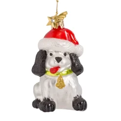 Poesie in Glas Opal Weihnachtshund Sale