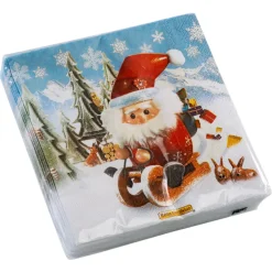 Käthe Wohlfahrt Papier-Cocktailservietten "Fahrt In Die Weihnacht" Sale