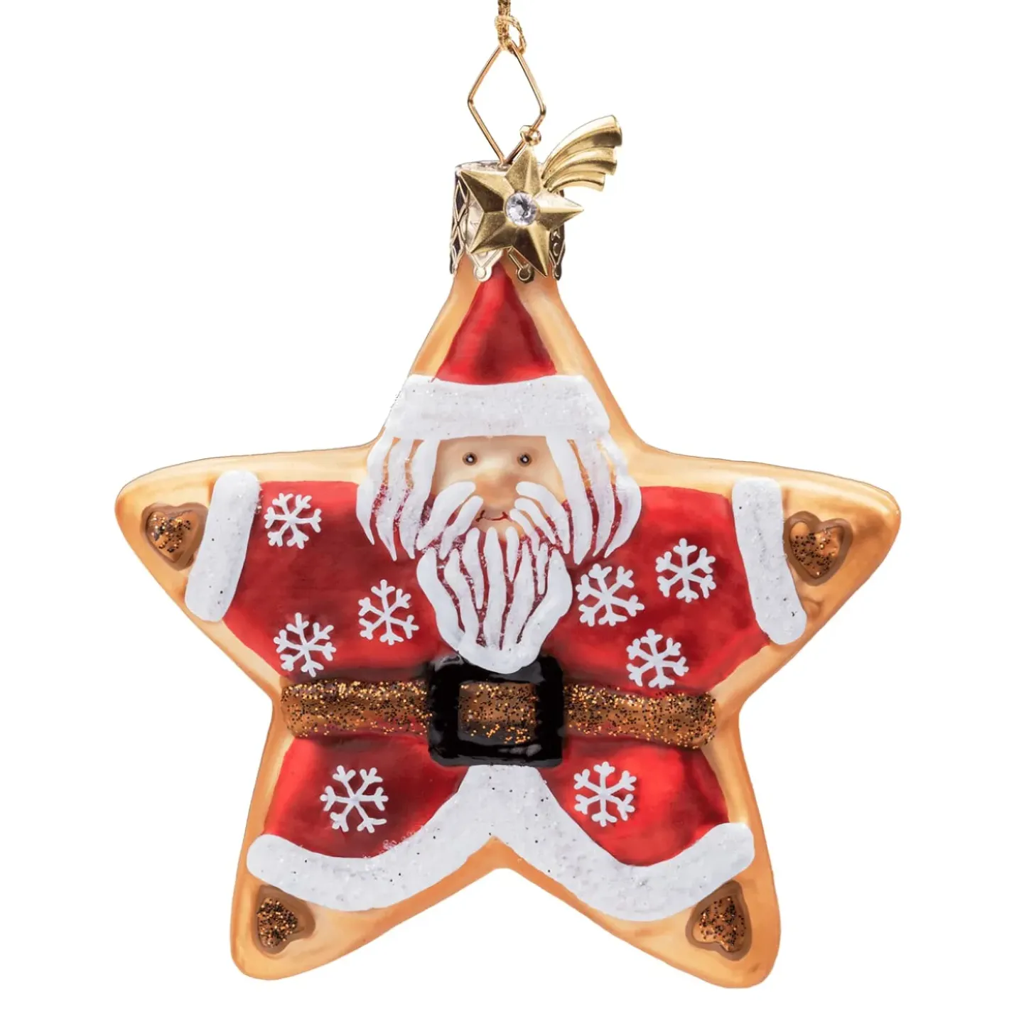 Poesie in Glas Platzchenstern Mit Weihnachtsmann Online