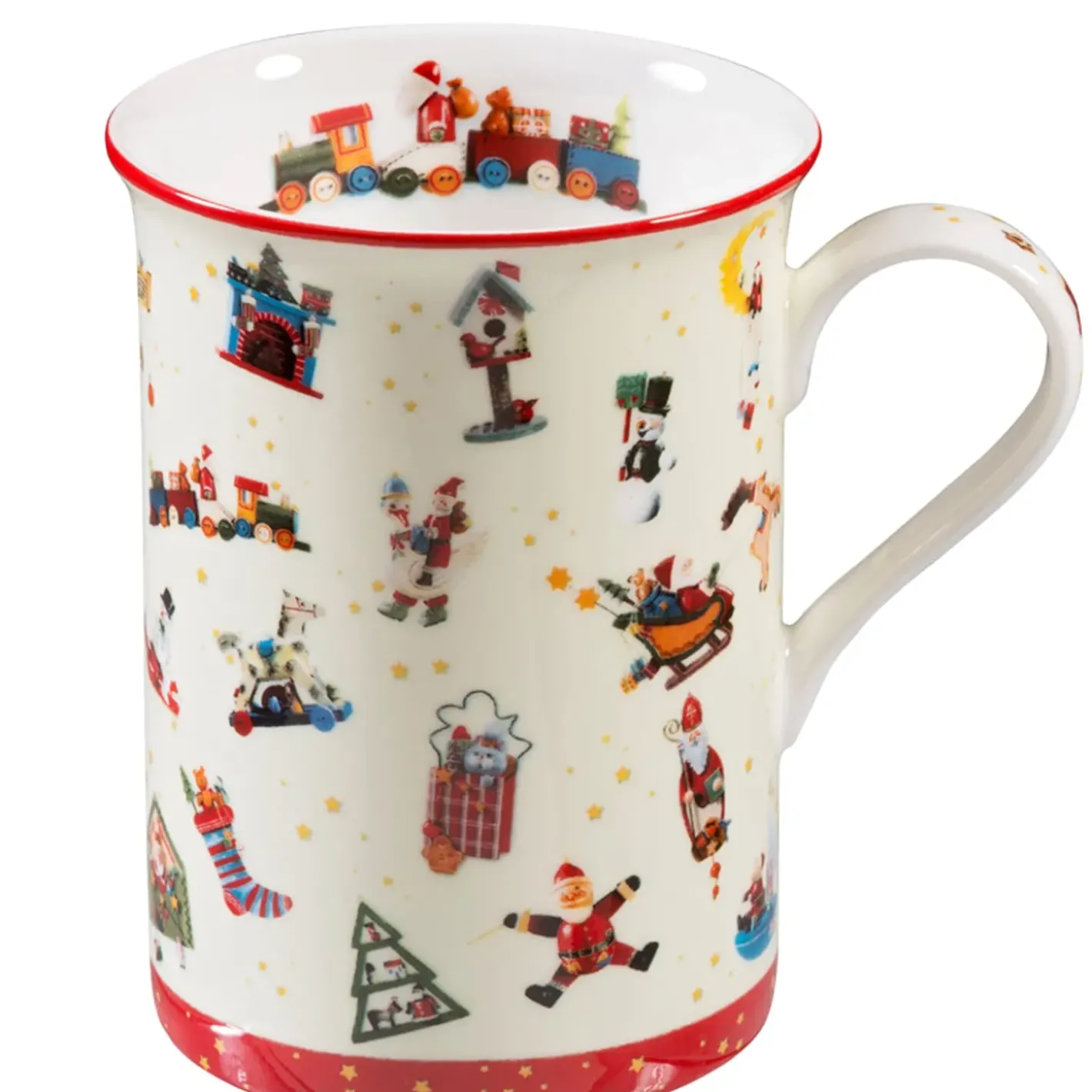 Käthe Wohlfahrt Porzellan-Tasse "Country" New