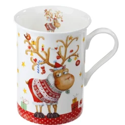 Käthe Wohlfahrt Porzellan-Tasse "Elch" Hot