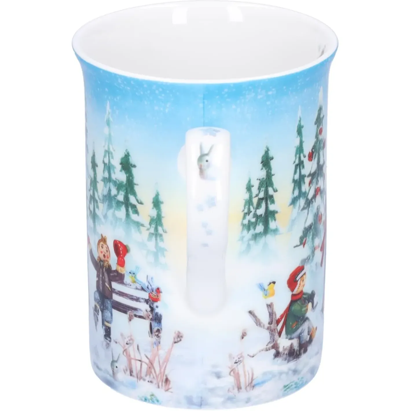 Käthe Wohlfahrt Porzellan-Tasse "Schlittschuhlauf" Discount