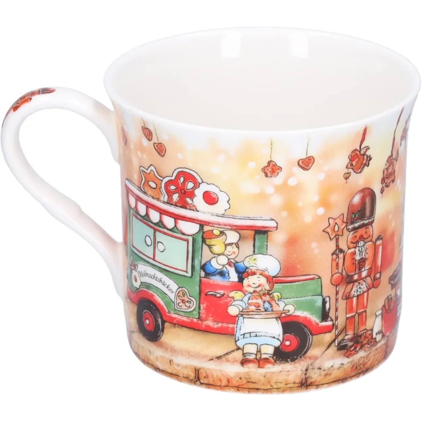 Käthe Wohlfahrt Porzellan-Tasse "Weihnachtsbackerei"