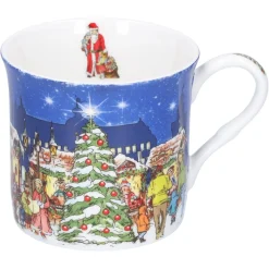 Käthe Wohlfahrt Porzellan-Tasse "Weihnachtsmarkt" Clearance
