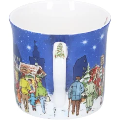 Käthe Wohlfahrt Porzellan-Tasse "Weihnachtsmarkt" Clearance