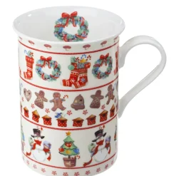 Käthe Wohlfahrt Porzellan-Tasse "Winterzeit" Outlet