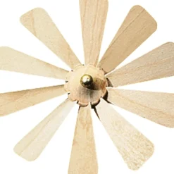Richard Glässer Pyramiden-Flugelrad Aus Holz Hot