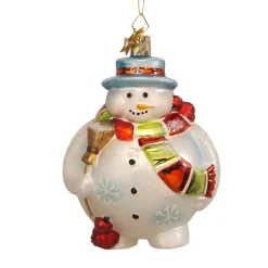 Poesie in Glas Runder Schneemann Discount