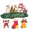 Käthe Wohlfahrt Schild Schneemann "Willkommen" Discount