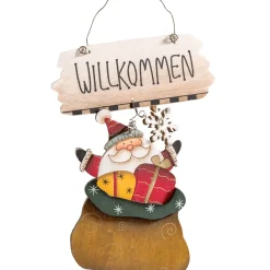 Käthe Wohlfahrt Schild Weihnachtsmann "Willkommen" Sale