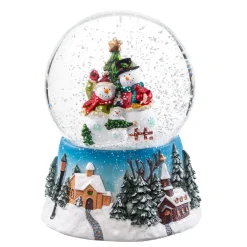 Käthe Wohlfahrt Schneekugel "Familie Schneemann" Outlet