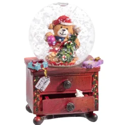 Käthe Wohlfahrt Schneekugel "Teddys Weihnachtsuberraschung" Clearance