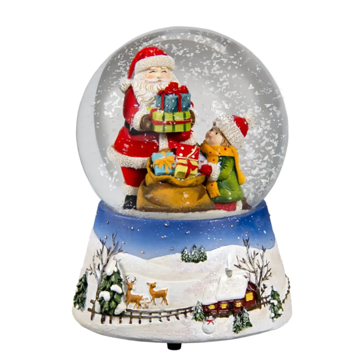 Käthe Wohlfahrt Schneekugel "Weihnachtsgeschenke" New