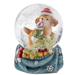Käthe Wohlfahrt Schneekugel "Weihnachtshund"