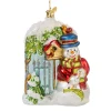 Poesie in Glas Schneemann Am Gartentor Outlet