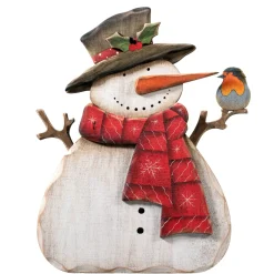 Käthe Wohlfahrt Schneemanns Rotkehlchen New