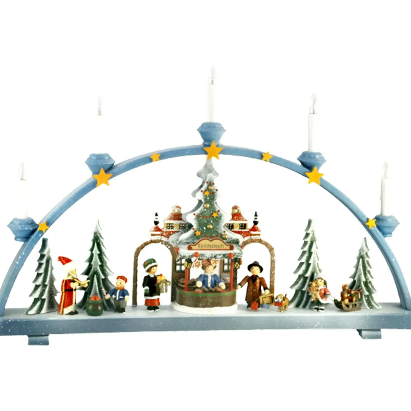 Käthes Original Schwibbögen "Christkindlmarkt", 115V Hot