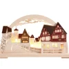 RATAGS Holzdesign Schwibbögen "Rothenburg Plonlein", 115 V Mit Usb A-Anschluss New