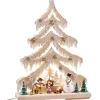 Käthes Original Schwibbögen "Tanne Winterwald", 115V Mit Usb A-Anschluss New