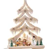 Käthes Original Schwibbögen "Tanne Winterwald", 230V Mit Usb A-Anschluss New