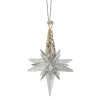 Käthe Wohlfahrt Stern Mit Glimmer, Silber, 6 Cm Sale