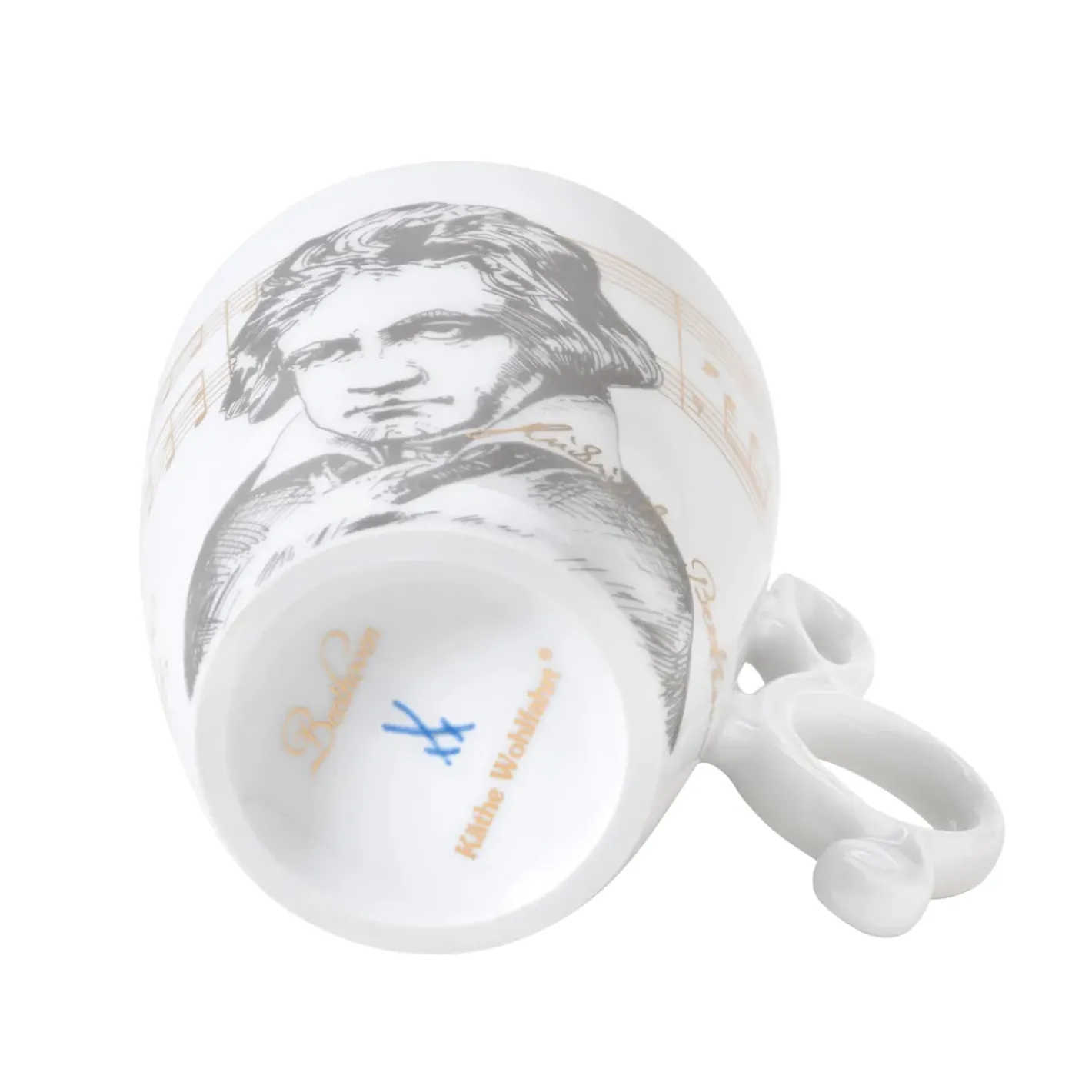 Meissen Porzellan Tasse "Beethoven" New