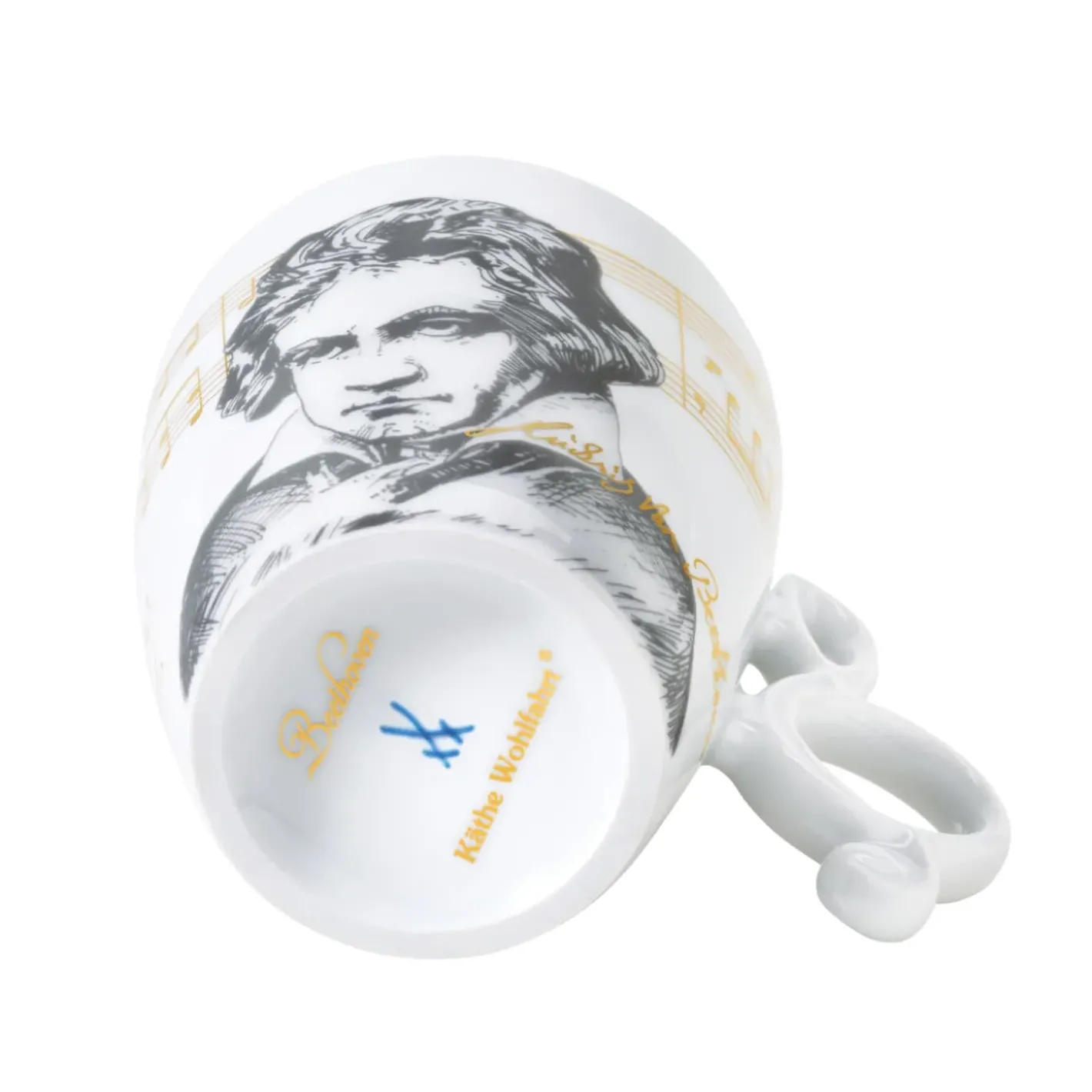 Meissen Porzellan Tasse "Beethoven" New