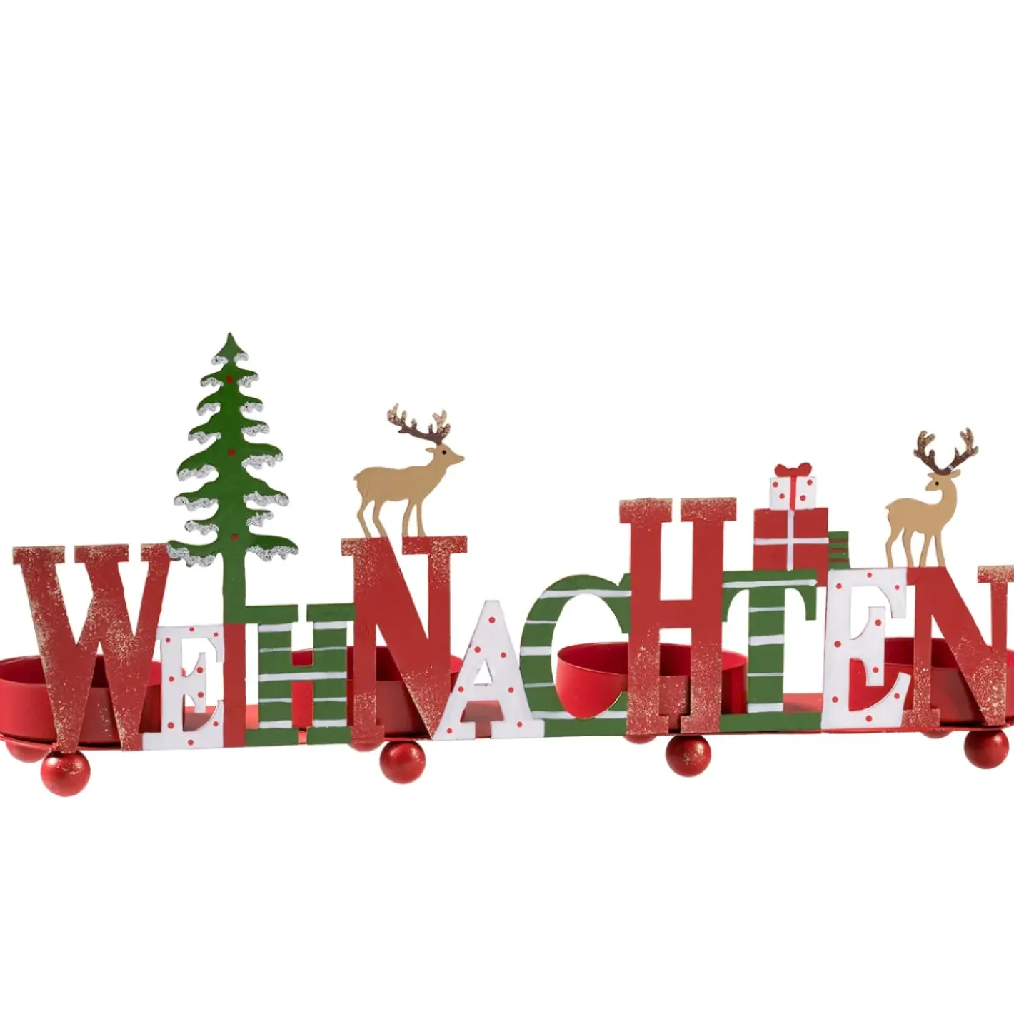 Käthe Wohlfahrt Teelichthalter "Leuchtende Weihnachten" Outlet