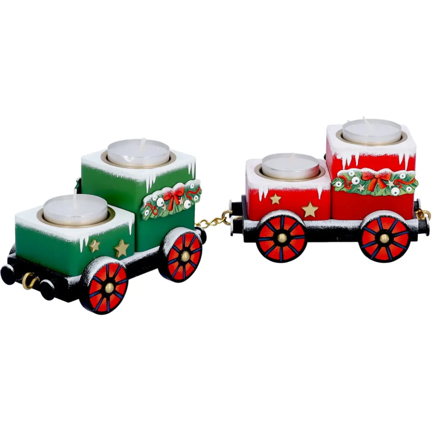 Käthes Original Teelichthalter "Waggons-Weihnachtsreise" Best
