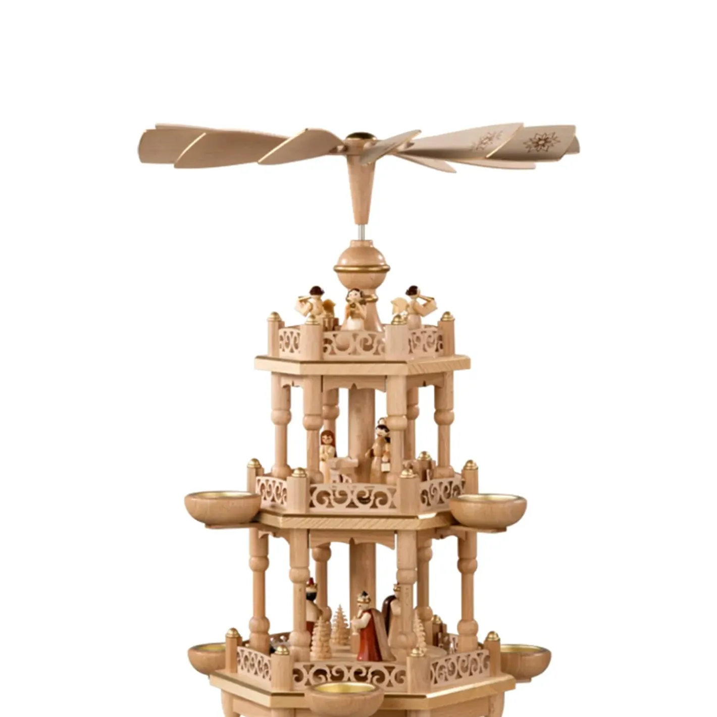 Richard Glässer Teelicht-Pyramide "Christi Geburt" Best