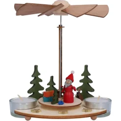 Käthe Wohlfahrt Teelicht-Pyramide "Weihnachtsmann" Sale