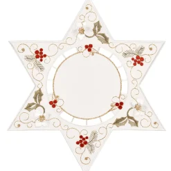 Käthe Wohlfahrt Tischdecke "Christrose Weis", 25Cm Clearance