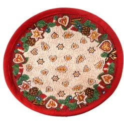 Käthe Wohlfahrt Tischdecke "Lebkuchenzeit" R 23 Cm New