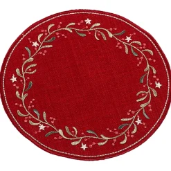 Käthe Wohlfahrt Tischdecke "Mistel" R 20 Cm Clearance
