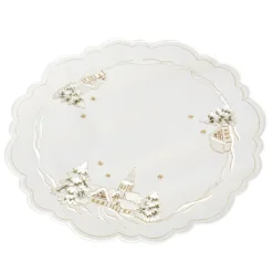 Käthe Wohlfahrt Tischdecke "Winterdorf" R 20 Cm Discount