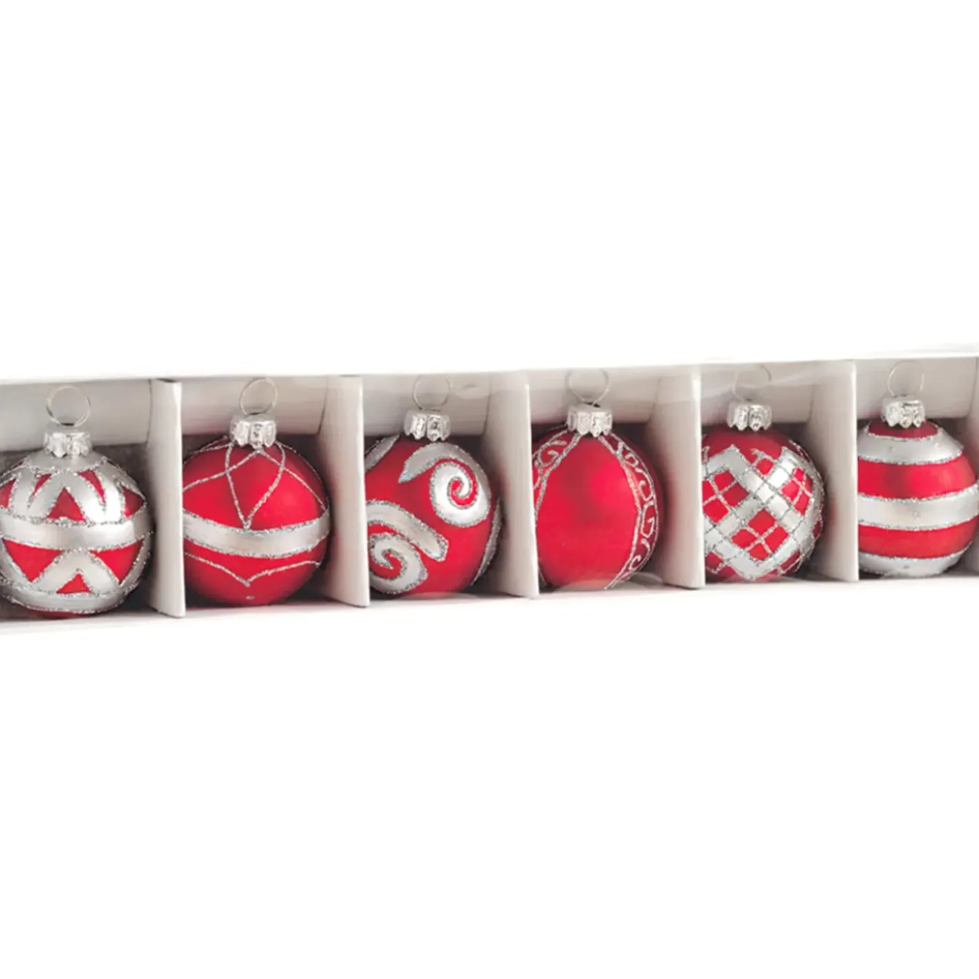 Käthe Wohlfahrt Tischkartenhalter (Rot/Silber)
