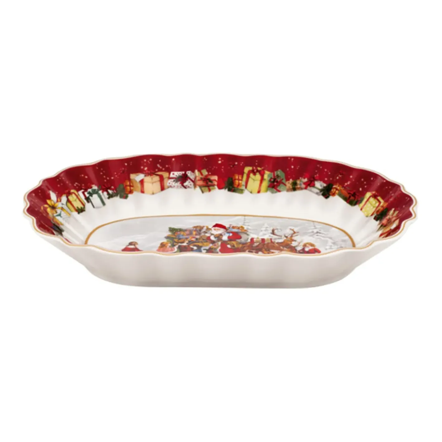 Villeroy & Boch Toy'S Fantasy Grose Schale Oval, Santa Und Kinder Hot