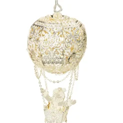Käthe Wohlfahrt Weihnachtsmann Im Ballon, Versilbert Discount