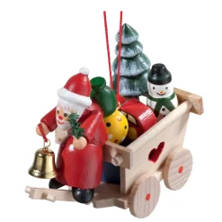 Käthes Original Weihnachtsmann Mit Geschenkewagen Best