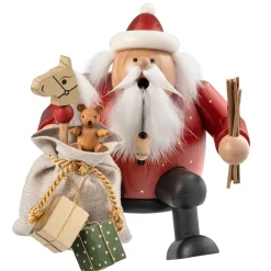 KWO Weihnachtsmann Mit Geschenkesack, Rauchermannchen Clearance