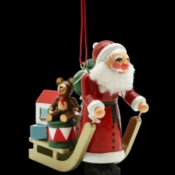 Käthes Original Weihnachtsmann Mit Schlitten