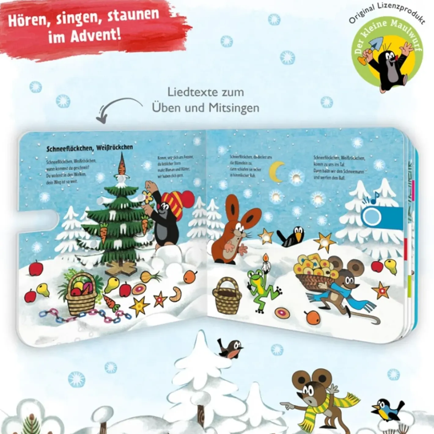 Trötsch Verlag Weihnachts-Soundbuch "Der Kleine Maulwurf" Clearance