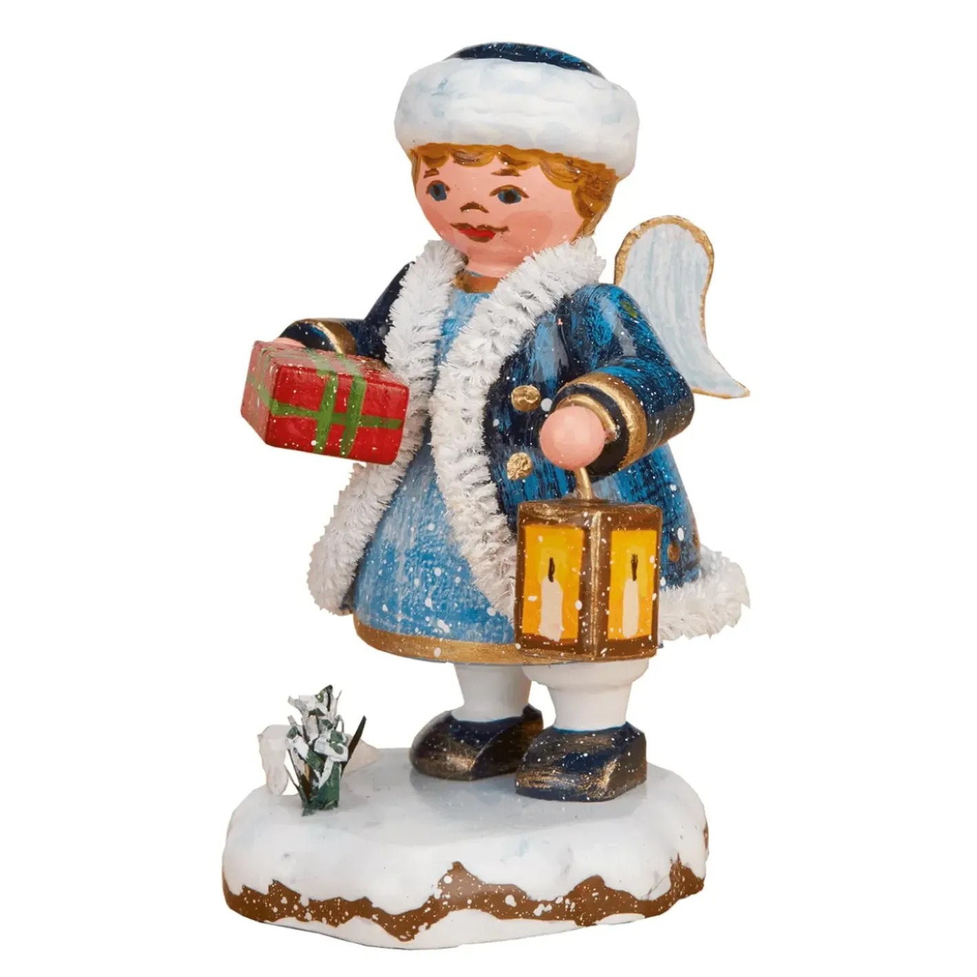 Hubrig Volkskunst Winterkinder Himmelskind "Frohe Gaben" New