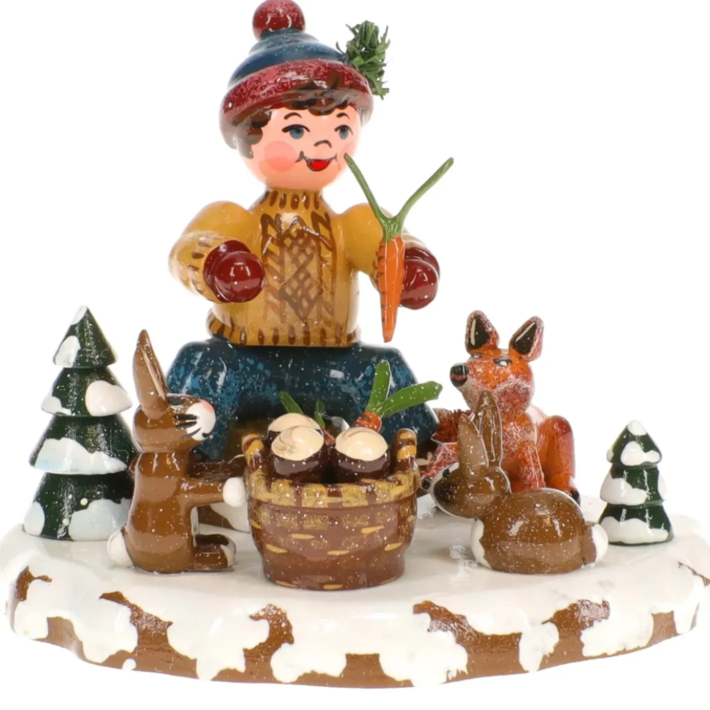 Hubrig Volkskunst Winterkinder Tiere Des Waldes Clearance