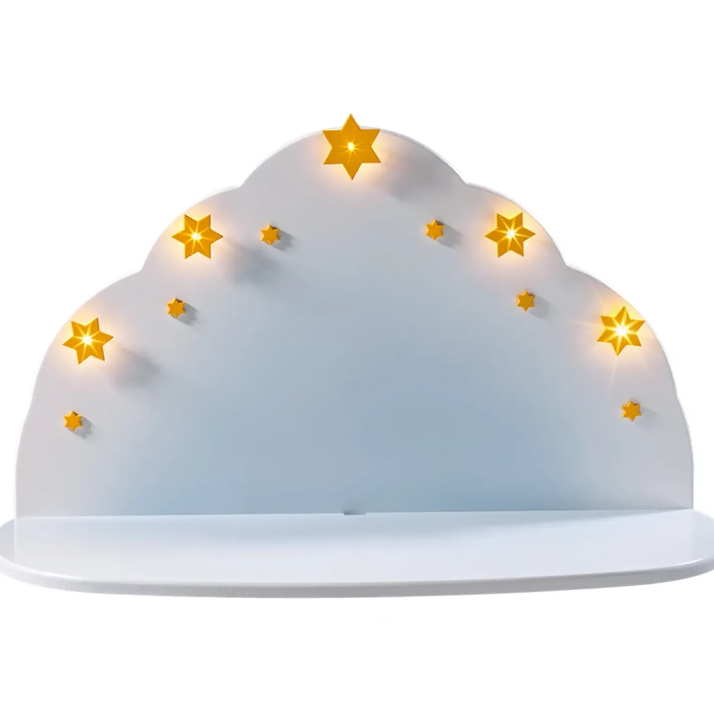 Käthes Original Wolkenpanorama, Weis (Mit Beleuchtung)