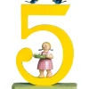 WENDT & KÜHN Zahl "5" Madchen Mit Kranz